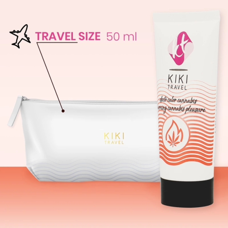 Kiki Travel Cannabis Effect Water-Based Lubricant 50ml Vegan Formula