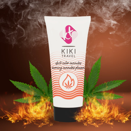 Kiki Travel Cannabis Effect Water-Based Lubricant 50ml Vegan Formula