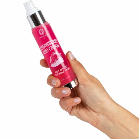 Secret Play 2-in-1 Intimate Gel with Heat Effect Strawberry & Cream 50ml