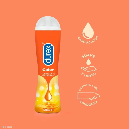 Durex Play Heat Effect Water-Based Lubricant 50ml - Warming Formula