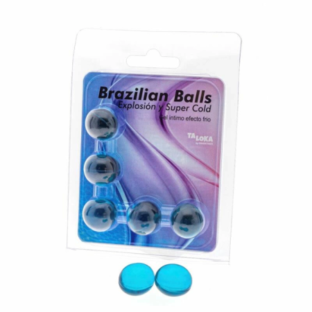 Taloka 5-Piece Brazilian Balls Cooling Effect Massage Gel Set