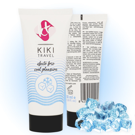 Kiki Travel Cooling Lubricant 50ml - Water-Based, Vegan, Aloe Vera