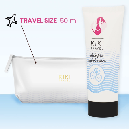 Kiki Travel Cooling Lubricant 50ml - Water-Based, Vegan, Aloe Vera