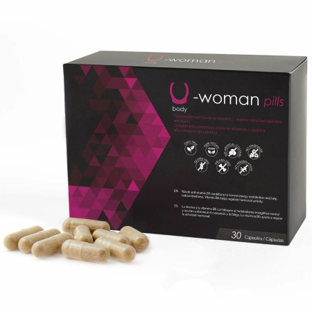 500 Cosmetics U-Woman Female Vitality Complex 30 Capsules Hormonal Balance