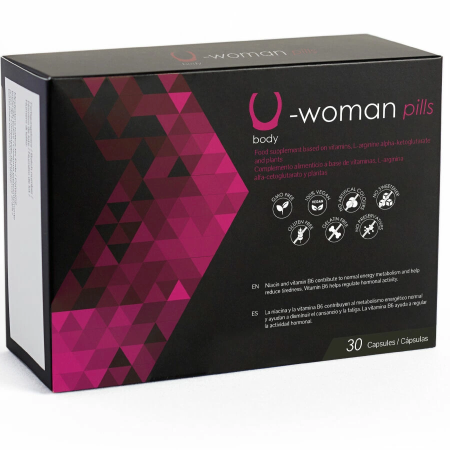 500 Cosmetics U-Woman Female Vitality Complex 30 Capsules Hormonal Balance