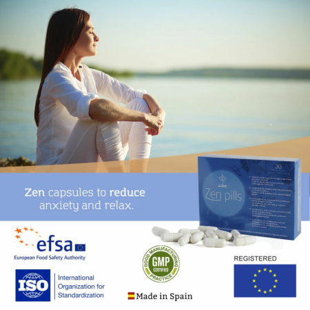500 Cosmetics Zen Pills Natural Mood Support Capsules 30 pcs