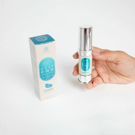 Secret Play Clit Pwr Coconut Enhancing Balm 15ml - Airless System
