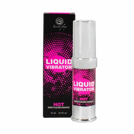 Secret Play Liquid Vibrator Intimate Gel Strawberry 15ml Vegan Airless