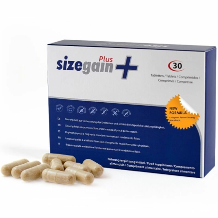 500 Cosmetics SizeGain Plus Dietary Supplement for Men 30 Tablets