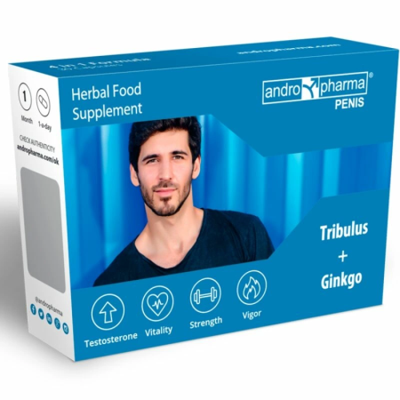 Andropharma Penis Support Supplement 30 Capsules with Herbal Complex