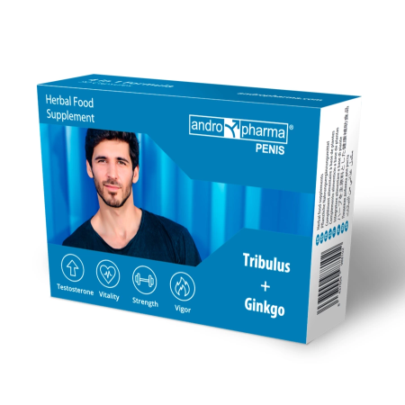 Andropharma Penis Support Supplement 30 Capsules with Herbal Complex