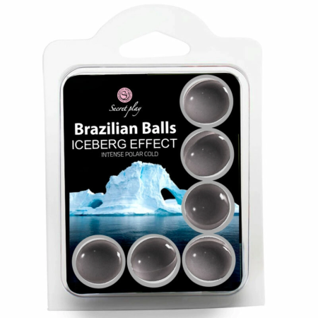 Secret Play Set 6 Brazilian Balls Iceberg Cooling Massage Oil Spheres