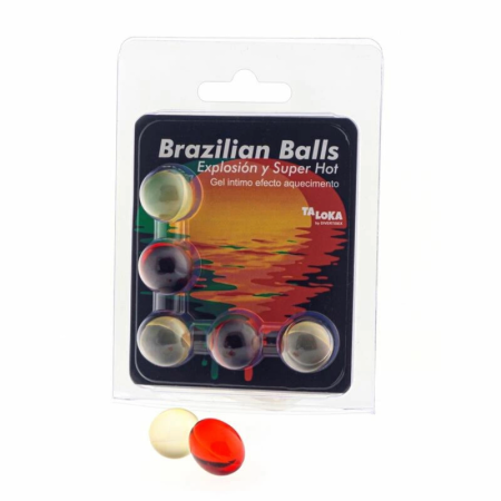 Taloka Brazilian Balls Super Hot Effect Intimate Massage Gel 5pcs