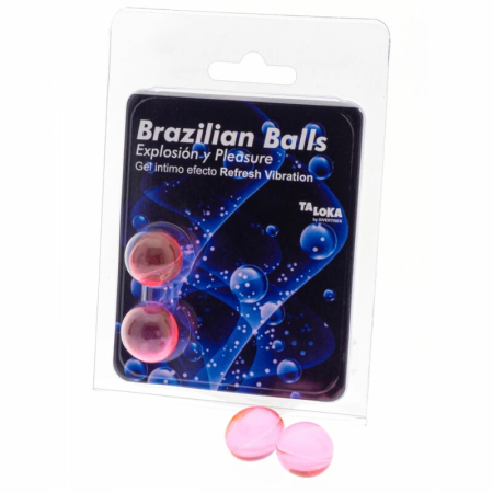 Taloka 2 Brazilian Balls Refresh Effect Massage Gel Capsules, 2 pcs