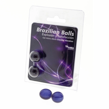 Taloka Electric Effect Gel Balls 2 pcs Intimate Massage Spheres