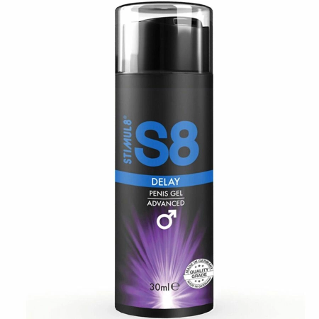 S8 Delay Gel 30ml - Intimate Prolonging Formula, Dermatologically Tested