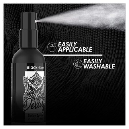 BLACK HOLE Study Forte Delay Spray 30ml - Long-Lasting Water-Based Formula