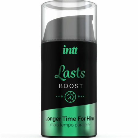INTT Lasts Gel for Men with Clove & Mint Extract, 15 ml Dispenser
