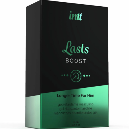 INTT Lasts Gel for Men with Clove & Mint Extract, 15 ml Dispenser
