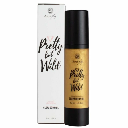 Secret Play Pretty But Wild Glow Illuminating Body Oil 50ml Golden Effect