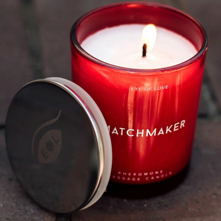 Eye of Love Matchmaker Red Diamond Massage Candle 150ml Cedar & Blackcurrant