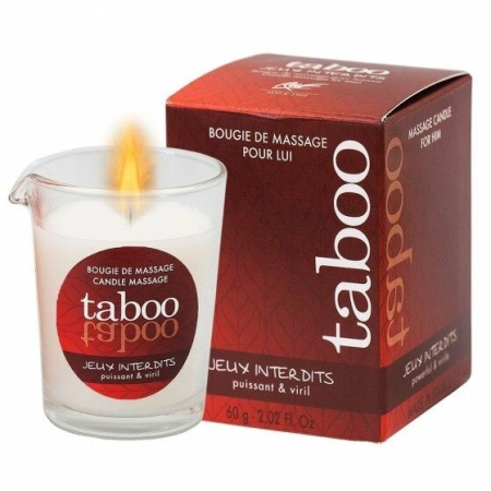 RUF Taboo Massage Candle Wild Lichen Aroma 60g - Natural Oil for Men