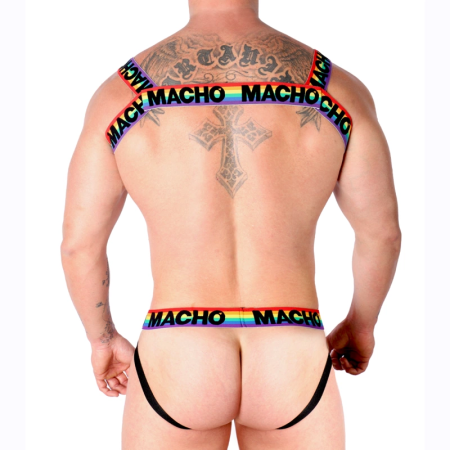 MACHO Double Harness Pride Limited - Adjustable Elastic Fashion Accessory