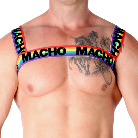 MACHO Double Harness Pride Limited - Adjustable Elastic Fashion Accessory