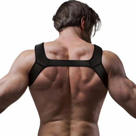 Fetish Submissive Attitude Neoprene Chest Harness for Men Size M