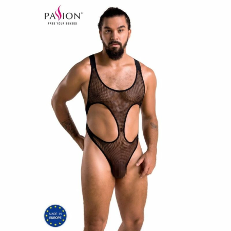 Passion LEON Black Bodysuit S/M - Elegant European Design