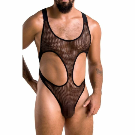 Passion LEON Black Bodysuit S/M - Elegant European Design