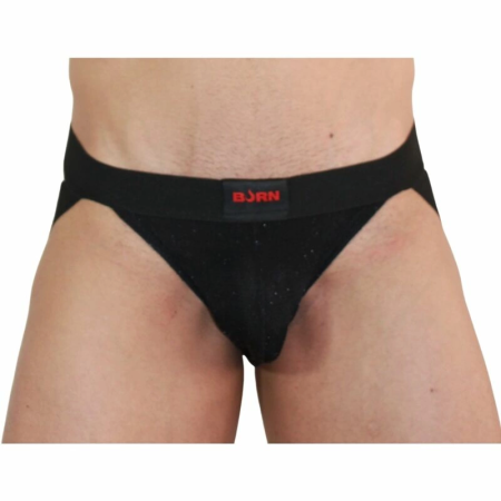 BURN Jockstrap SHINY BLACK S - Premium Comfort & Modern Design