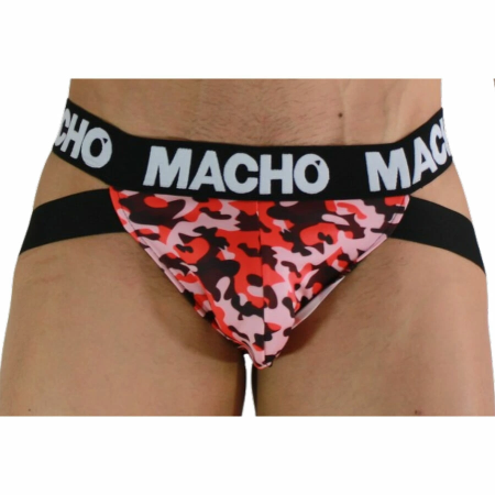 Macho MX28MR Jock Military Red M - Anatomical Support Underwear