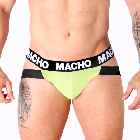 MACHO MX28FA Jockstrap XL Yellow - Advanced Support & Comfort