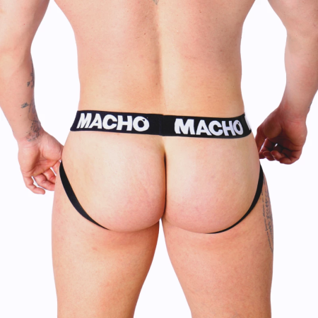 Macho MX26X1 Athletic Mesh Jockstrap White S - Breathable Support