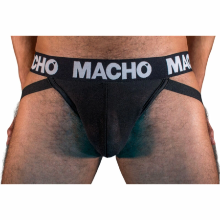Macho MX25NN Jockstrap Black XL - Semi-Transparent, Elastic Support