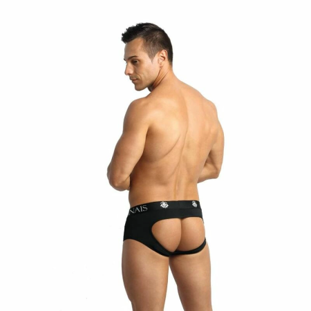 Anais Men Petrol Jock Bikini XL - Microfiber Open-Back Briefs
