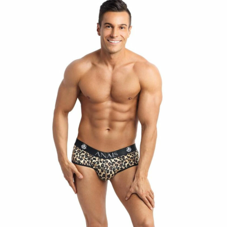 Anais Men Mercury Jock Bikini M - Microfiber Animal Print Briefs