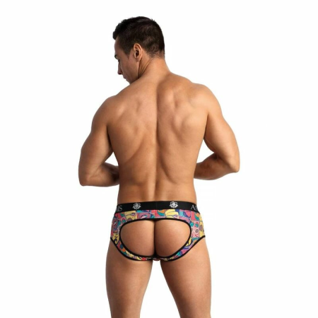 ANAIS MEN Comics Jock Bikini L - Playful Modern Microfiber Briefs