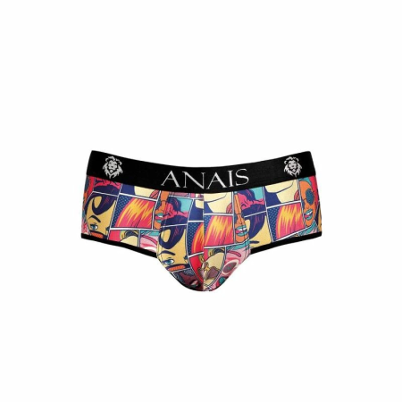 ANAIS MEN Comics Jock Bikini L - Playful Modern Microfiber Briefs