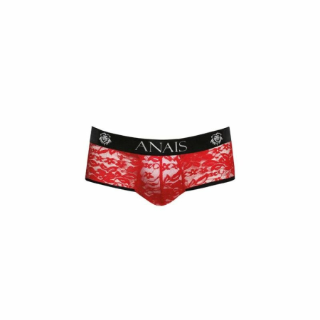 ANAIS MEN Brave Jock Bikini XL Red Floral Lace, Open Back Design