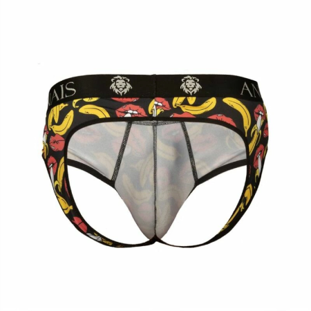 Anais Men Banana Jock Bikini M - Playful Lycra Briefs with Banana Print