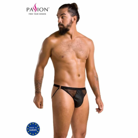 Passion Luke Black S/M Open Design Men's Briefs, Premium Quality