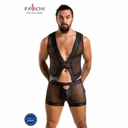 Passion William Black L/XL - Modern Men's Lingerie Set, EU Quality