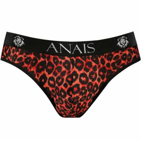 ANAIS MEN Tribal Slip XL Red Microfiber Animal Print Briefs