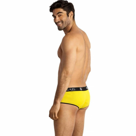 ANAIS MEN TOKIO Briefs Yellow L - Sporty Fit, High-Quality Modal Blend