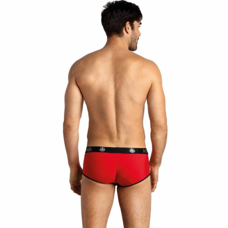 ANAIS MEN SOUL Brief XL Red Microfiber Sporty Fit Underwear