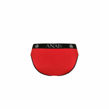 ANAIS MEN SOUL Slip L - Red Soft Microfiber, Black Trim, Wide Waistband