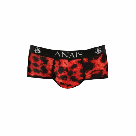 ANAIS MEN SAVAGE Sporty Briefs XL Red Animal Print Microfiber