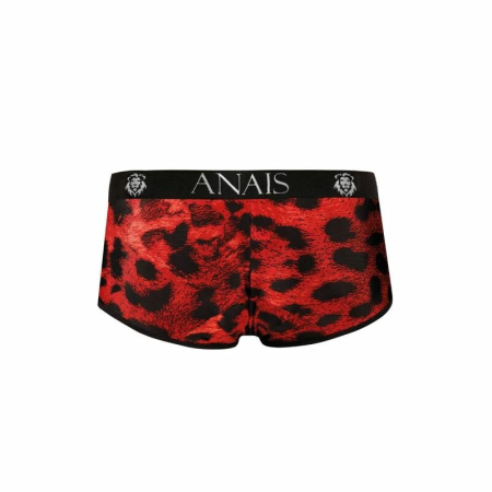 ANAIS MEN Savage Brief S Red Microfiber Sport Cut Animal Print